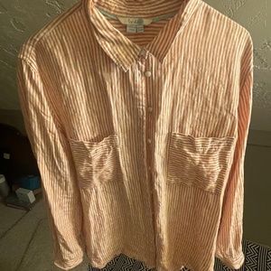 Orange stripey Boden shirt
